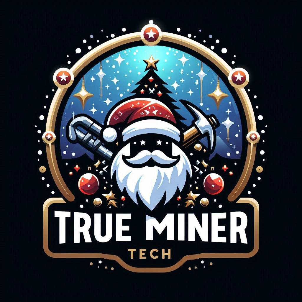 True Miner Tech Christmas Logo